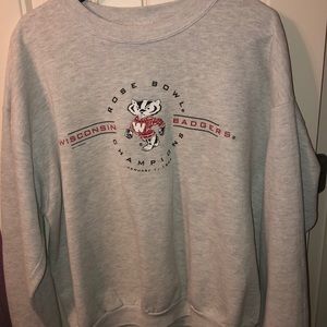 ANOTHER Vintage Wisconsin Rosebowl 1999 sweatshirt